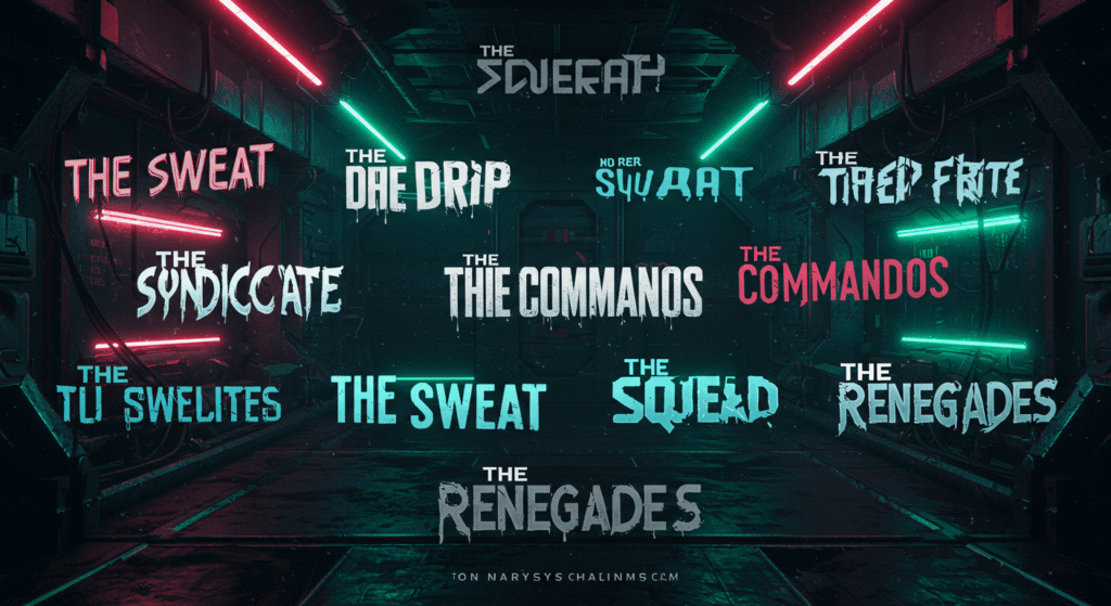 Sweaty Clan Names for Tryhard Squads