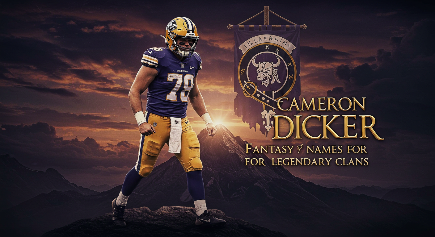 Cameron Dicker Fantasy Names for Legendary Clans