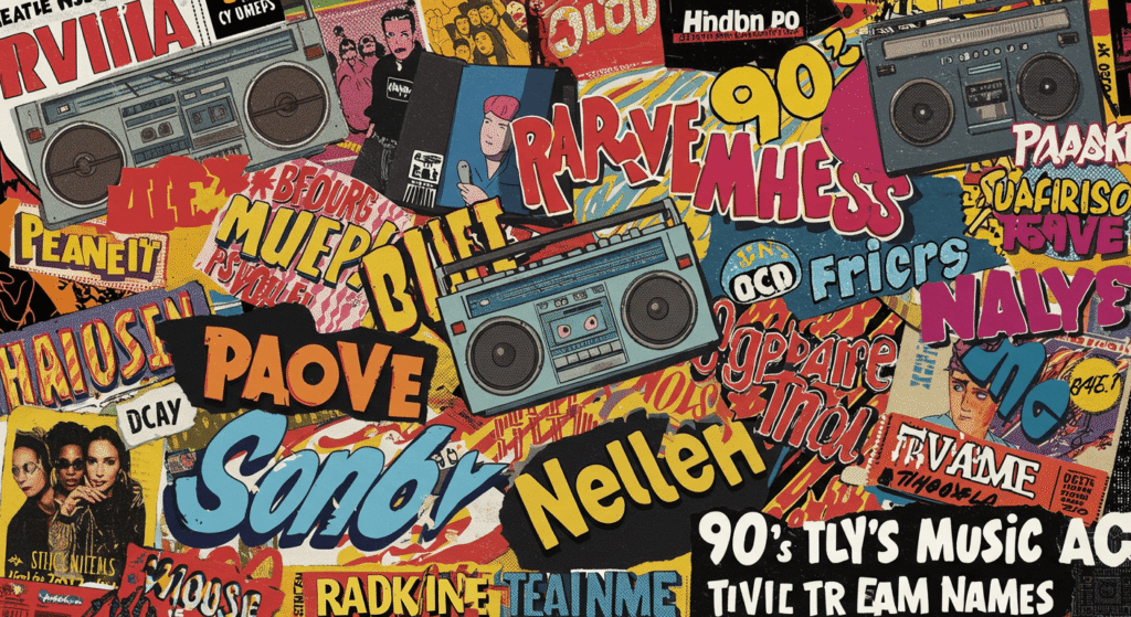 90s Music-Inspired Trivia Team Names